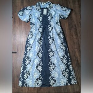 Tuckernuck Delaney Blue Fog Floral XXL